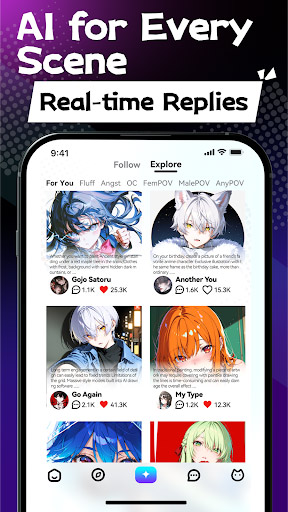 Rubii AI 人设档案产品界面
